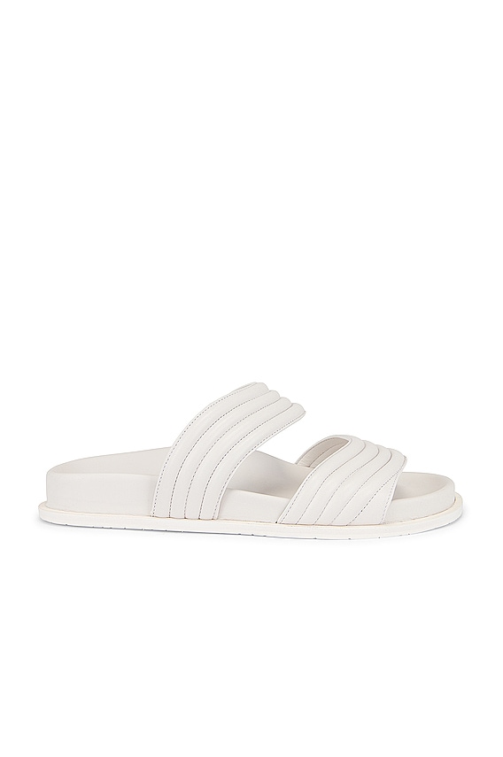 The Row Fisherman Leather Sandals in Ivory | FWRD The Row Fisherman Leather Sandals in Ivory | FWRD