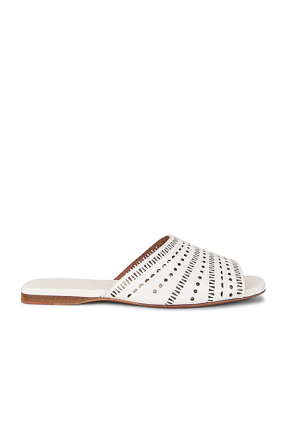 The Row Avery Thong Sandal in Milk | FWRD
