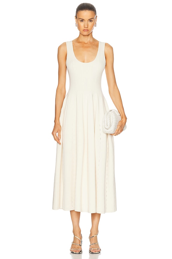 Zimmermann Vitali Multi Stripe Knit Dress in Yellow Multi Stripe | FWRD