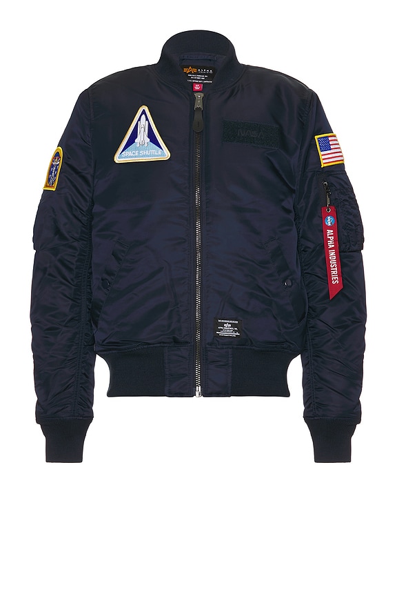 NO COFFEE × SHANTi i × ALPHA MA-1 Alpha Industries MA-1 TT Bomber Jacket Black - Black - S at