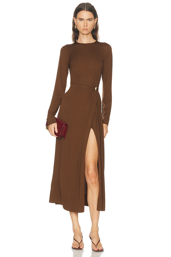 anna october brown dress Isolde dress M / Brown