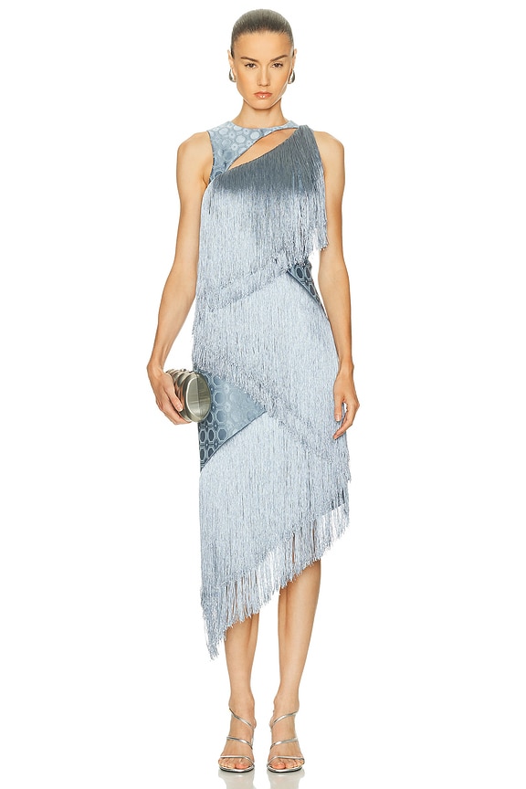A.L.C. Delfina Dress in Deep Mint | FWRD