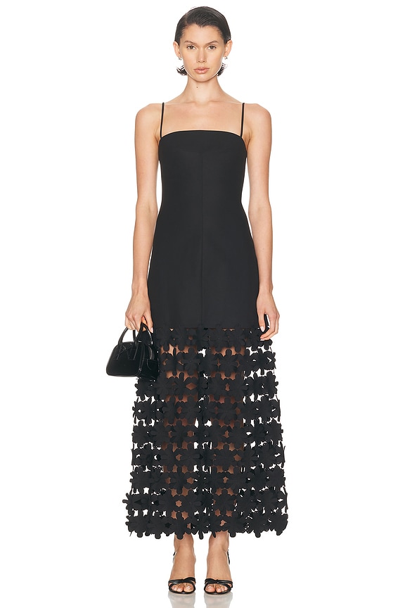 cecilie bahnsen ベスドレス UK6 BETH DRESS BETH | DRESS ALP MATELASSÉ CLEAR