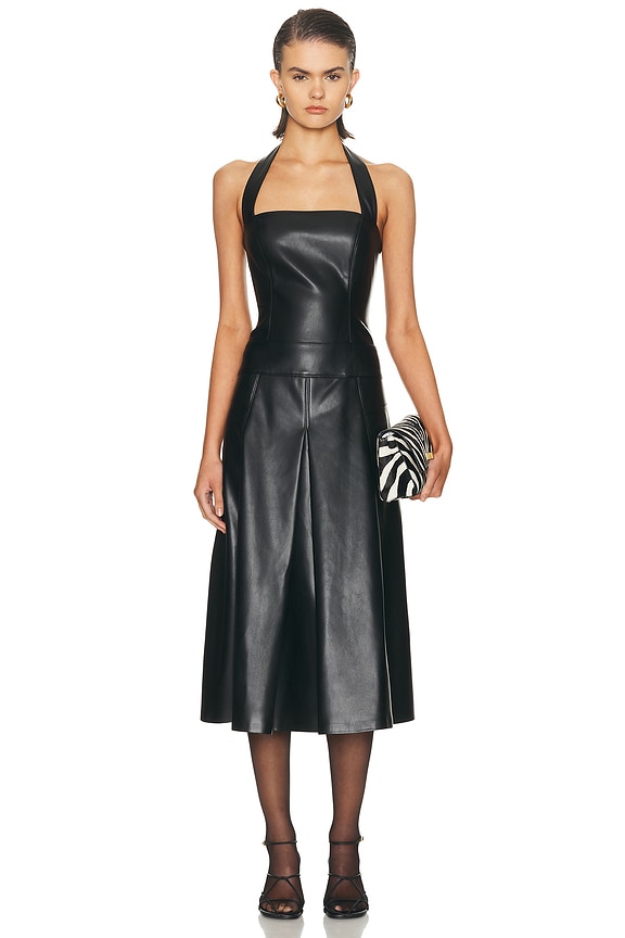 helsa black halter dress Helsa Maxi Dress Black main image 0