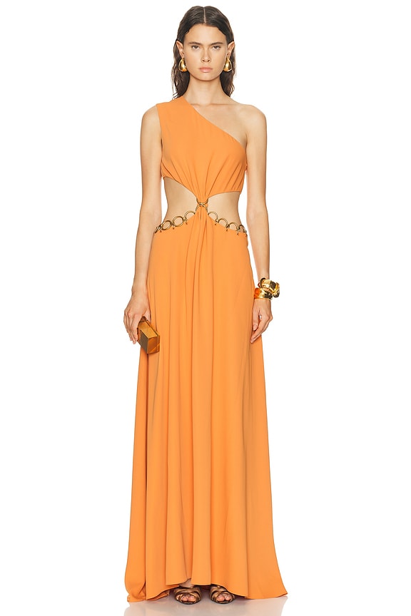 knee length dresses for ladies A.L.C. Women's Bianca Strapless Pleated Maxi Dress in Riviera, Size 12 main image 0