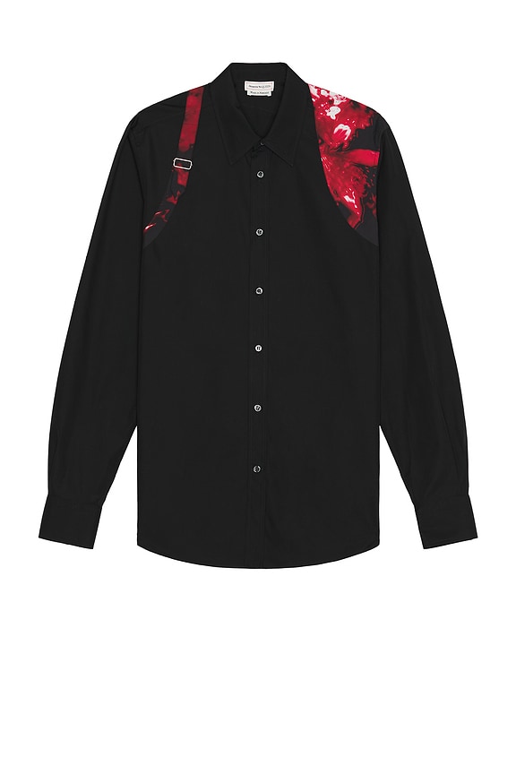 アミリ Amiri Ma Quad Interior Long Sleeves Shirt Amiri MA Quad Long Sleeve Shirt in Black | FWRD