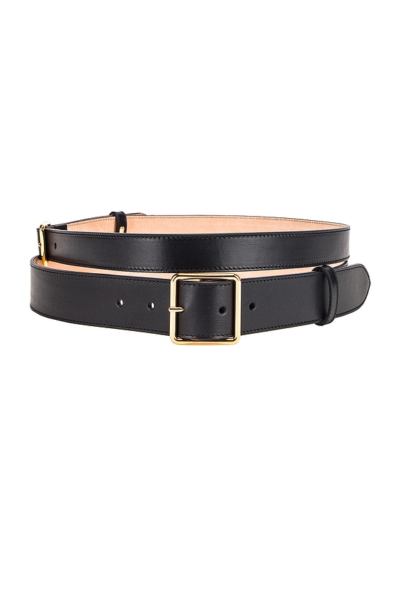 The Row Freya Belt in Black SHG | FWRD
