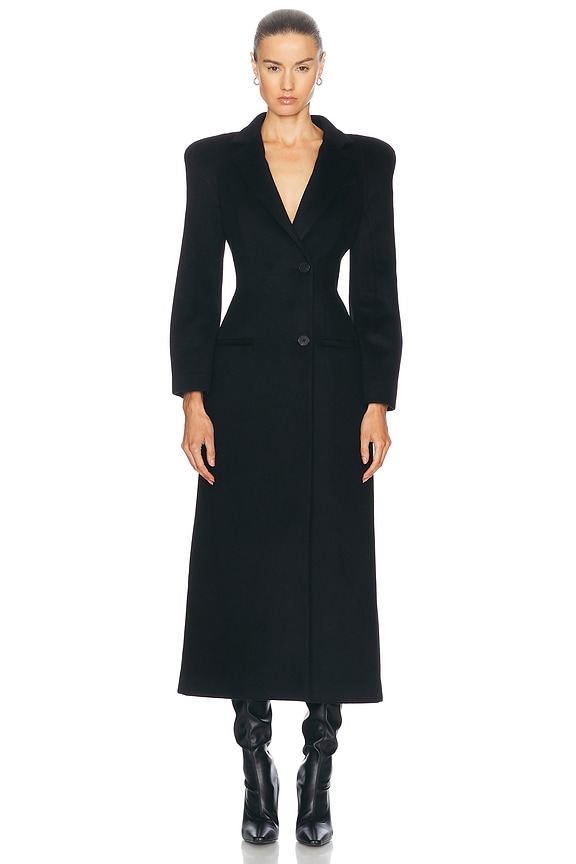 コート JACQUEMUS 'Le caban Caruso' coat Black  24H243CO0771614 The Caruso peacoat by JACQUEMUS | Official website
