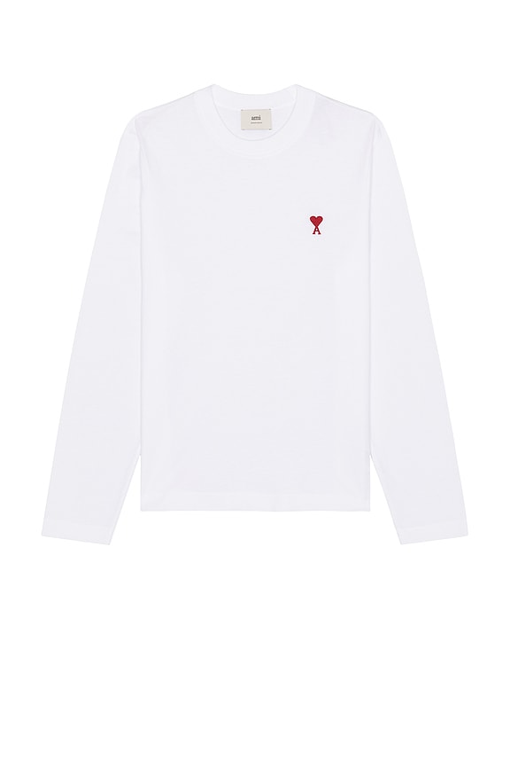 Helmut Lang Postcard Skyline Short Sleeve T-Shirt in White