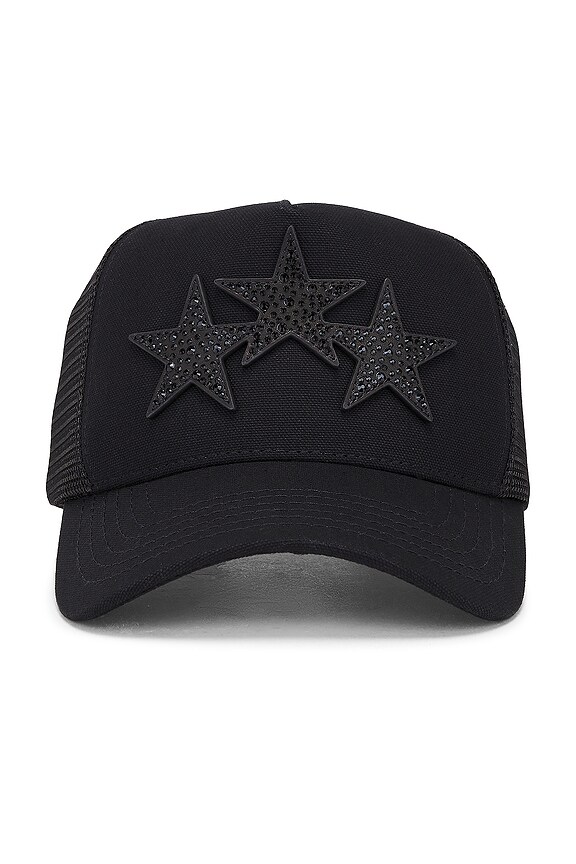 AMIRI DENIM PATCHWORK CAP