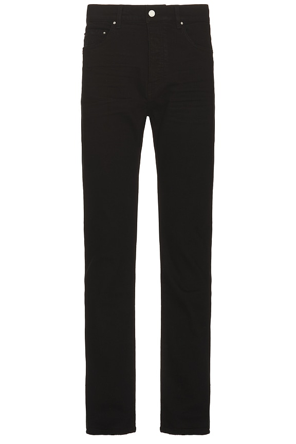 Amiri Leather Thrasher Jean in Black Od | FWRD