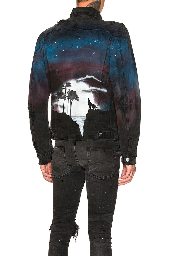 Amiri Artist Broken Jean in Aged Black | FWRD