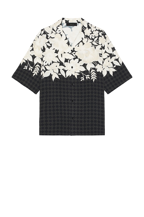 Amiri MA Quad Bowling Shirt in Black | FWRD