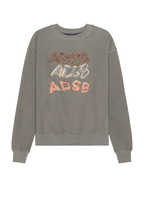 JW Anderson Prickly Back Print Hoodie in Light Grey Melange