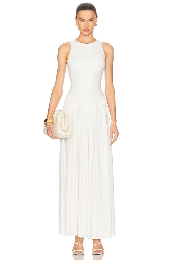 Sportmax Alceste Dress in Optical White | FWRD