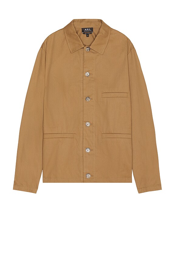 Honor The Gift Script Carpenter Jacket in Light Brown | FWRD Honor The Gift Script Carpenter Jacket in Light Brown | FWRD