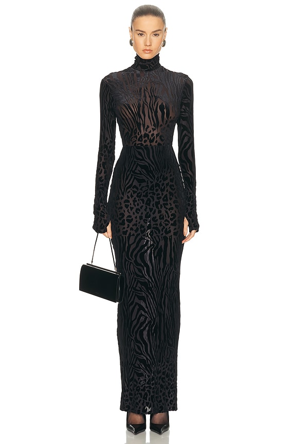 Ronny Kobo Scorpio Dress in Leopard | FWRD