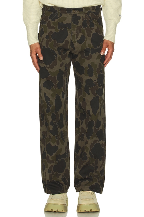 Sacai Hank Willis Thomas Archive Mix Print Pants in Beige Multi | FWRD