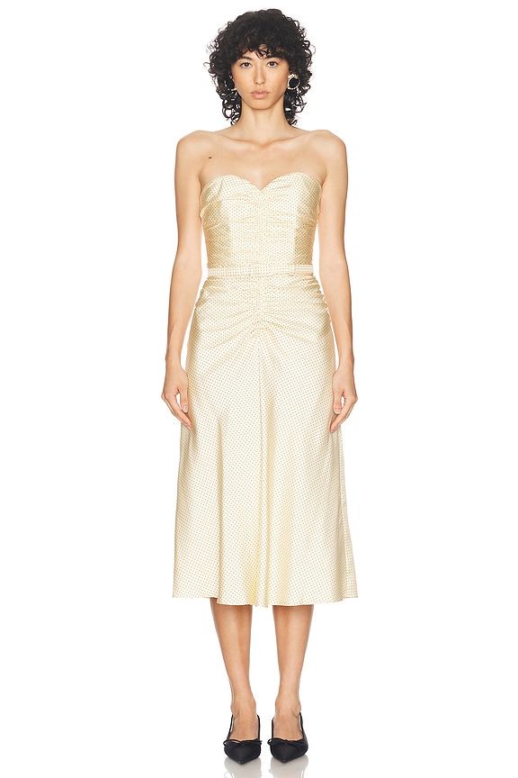 Alexis Summers Dress in Yellow Stripe | FWRD