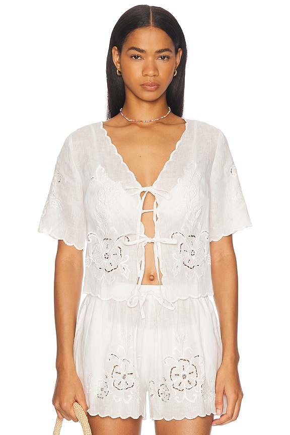 トップス Miu Miu design blouse white 38 Miu Miu design blouse white 38 トップス
