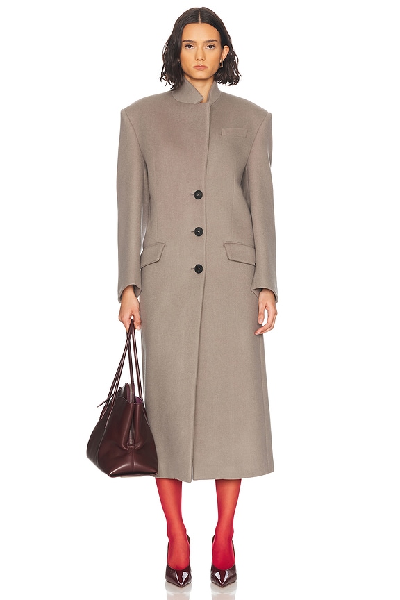 Alexander Wang Trench Coat in Marbled Dark Grey | FWRD