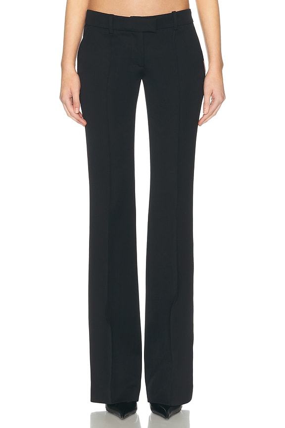slim fit dress slacks Alloy Apparel Tall High Waist Flare Dress Pants for Women in Black Size Xs