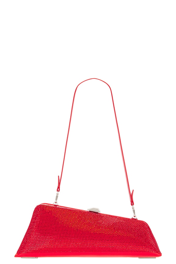 THE ATTICO Long Night Clutch in Soft Pink | FWRD