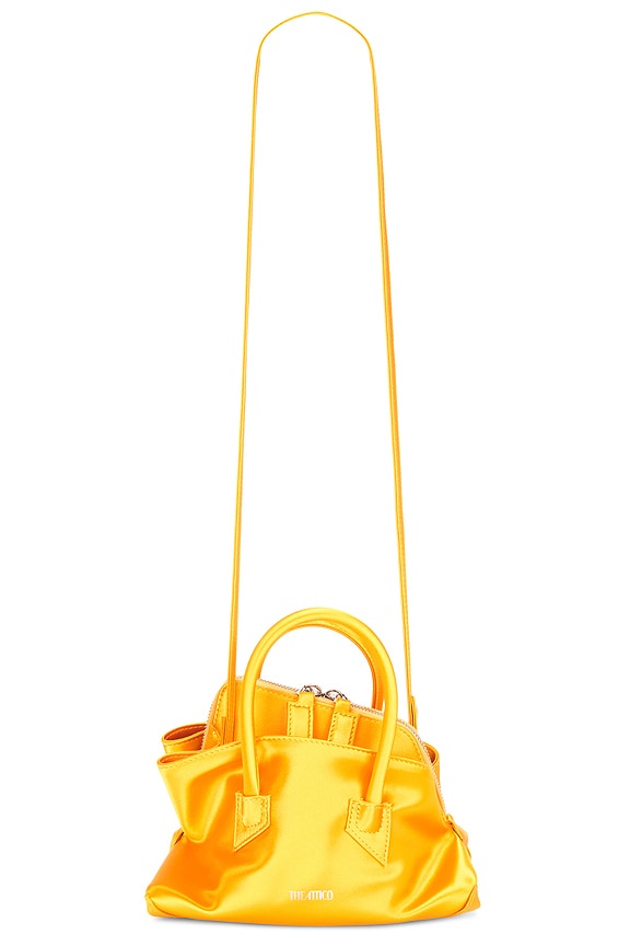 Bottega Veneta Small Beak Bag in Peachy & Silver | FWRD