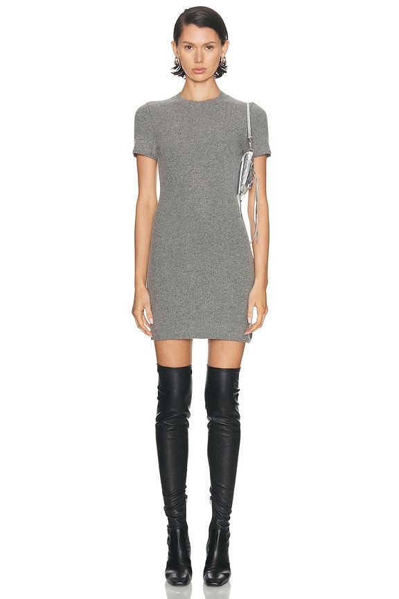 Miu Miu Jersey Dress in Grigio | FWRD