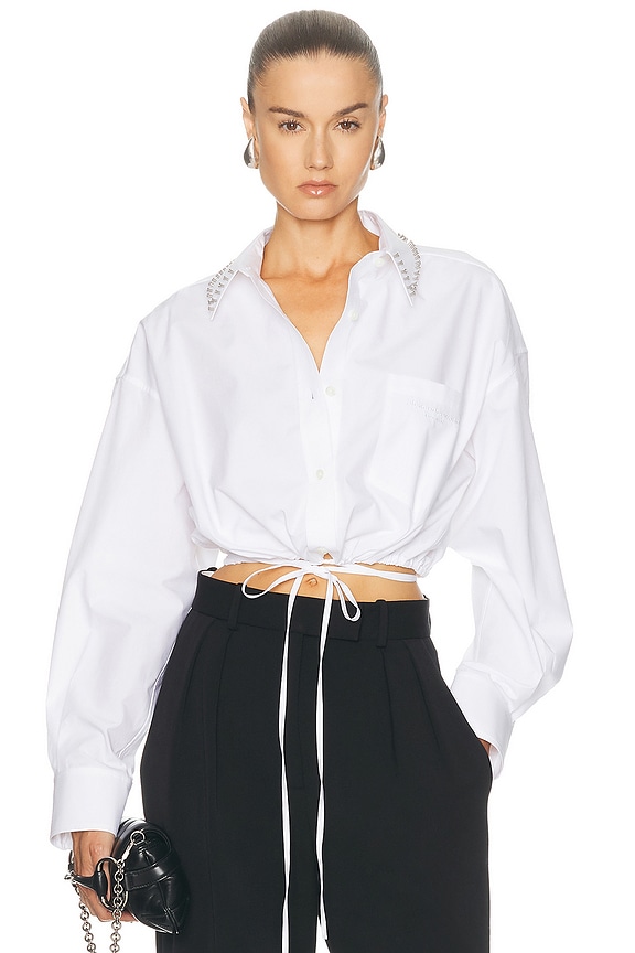 JACQUEMUS La Chemise Amaro in White | FWRD