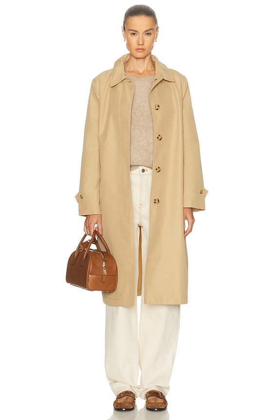 The Row Leins Coat in Khaki | FWRD