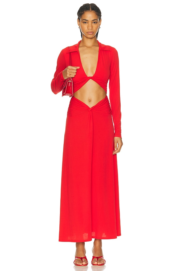 ザ・ロウ The Row Myra Dress The Row Myra Dress in GOJI BERRY | FWRD