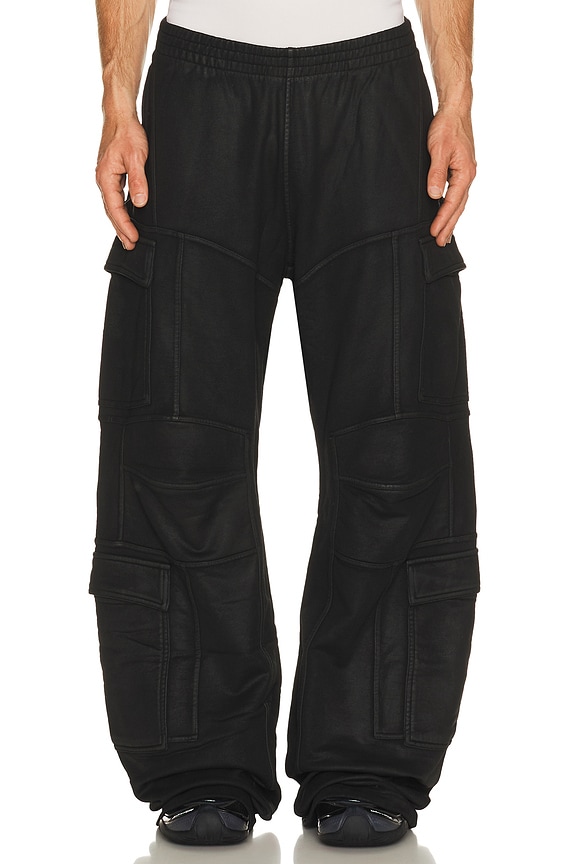Balenciaga D-Ring Cargo Pants in Lightweight Black | FWRD