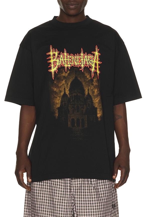 Balenciaga Oversized T-Shirt in Black | FWRD