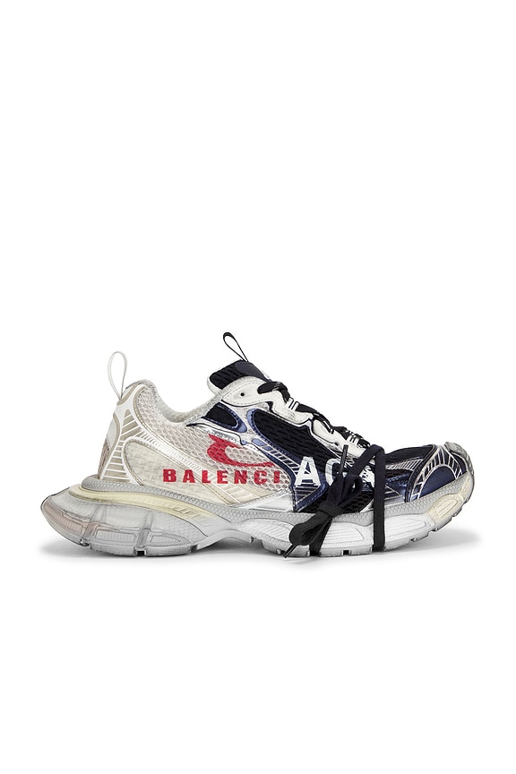 Balenciaga 3xl Extreme Lace Sneaker in Grey, Red, Black, & White