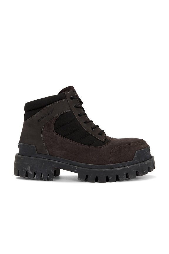 Balenciaga Strike Bootie L20 in Black & Red | FWRD