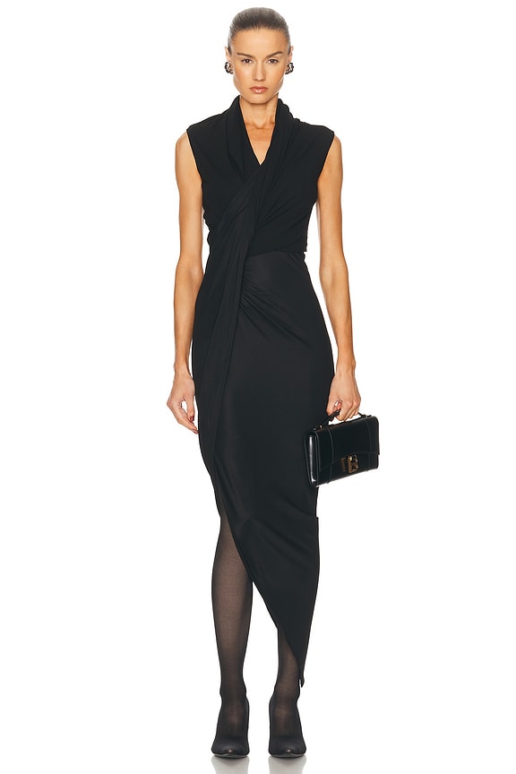 Bottega Veneta Light Weight Viscose Jersey Dress in Pudding