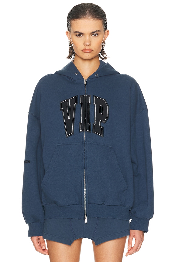 【送料込】BALENCIAGA★Lamborghini フーディー Balenciaga Lamborghini Small Fit Zip Up Hoodie in Faded
