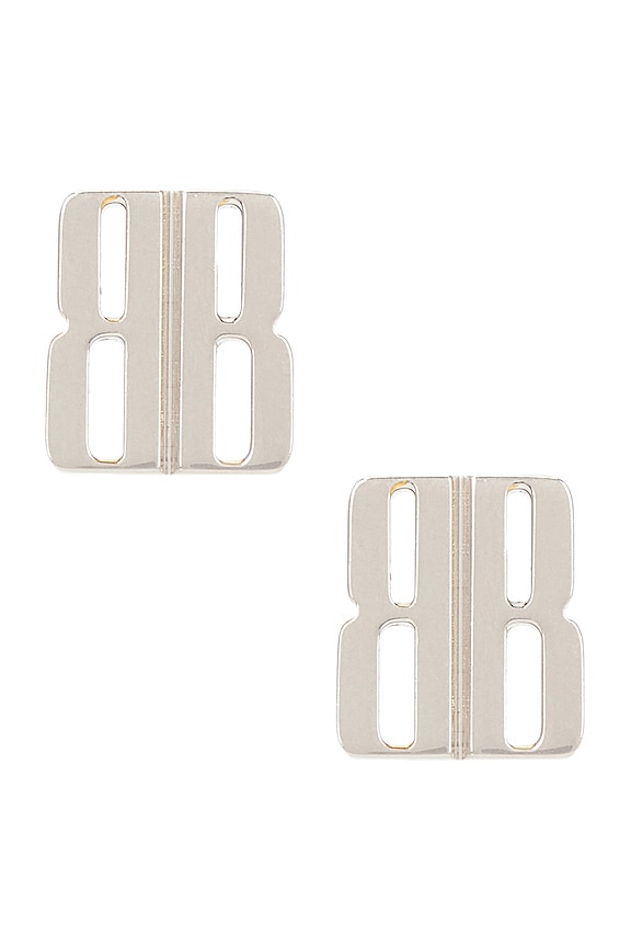 Balenciaga Nano Stud Earrings in Gold | FWRD