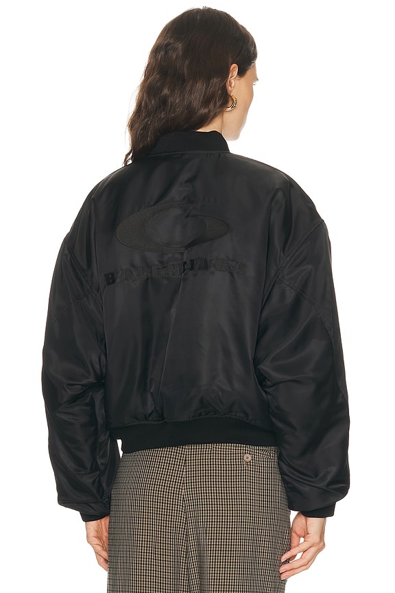 Acne Studios Okra Bomber Jacket in Anthracite Grey | FWRD