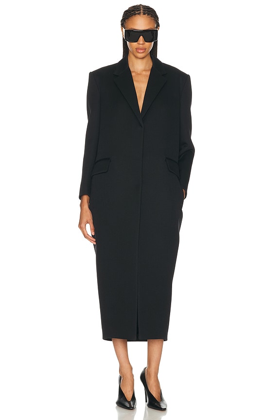 VERSACE Pin Blazer Jacket in Black | FWRD