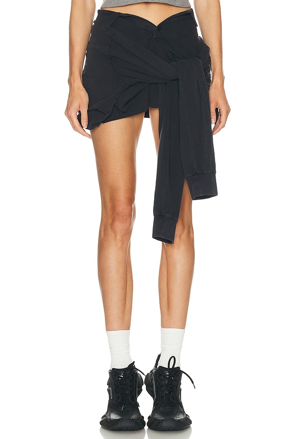 JACQUEMUS Paradiso Skirt in Black | FWRD