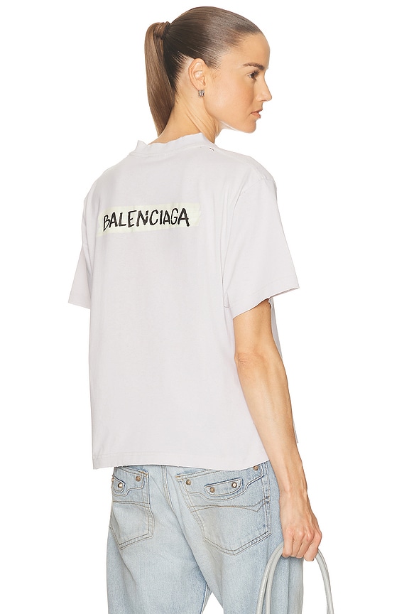 Miu Miu Long Sleeve Polo Top in Bianco | FWRD