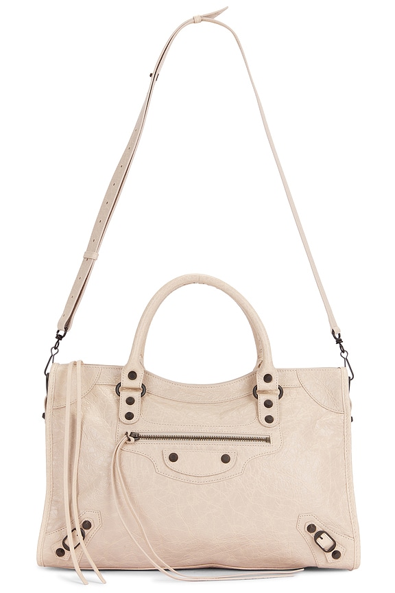 NWT Balenciaga Neo Classic City Mini Textured-Leather Tote