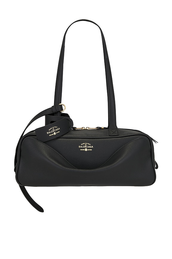 Loewe Puzzle Biker Bag in Black | FWRD