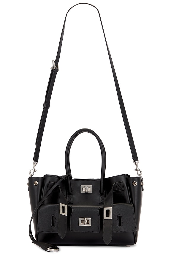 Balenciaga Bel Air Medium Carry All Bag in Black | FWRD
