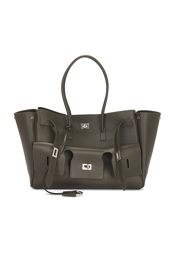 Balenciaga Bel Air Large Carry All Bag in Black | FWRD