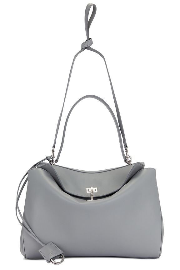 Loewe Puzzle Edge Mini Bag in Pearl Grey | FWRD