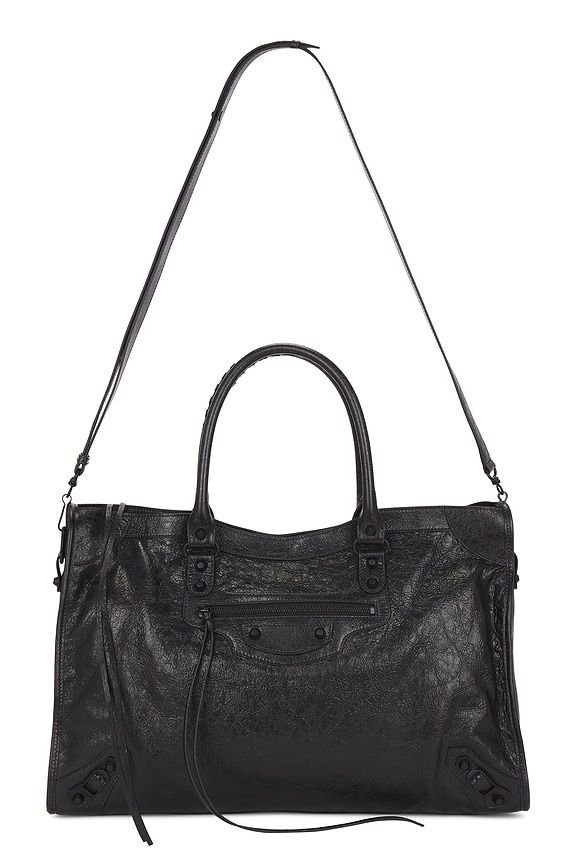 Balenciaga Le City Medium Bag in Black | FWRD