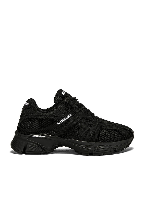 関税込【BALENCIAGA】スピード 2.0 スニーカー Black/Blue Men's Speed 2.0 Full Clear Sole Recycled Knit Sneaker in